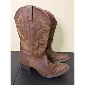 Justin Mens Cowboy Western Boots 2551 Bay Apache Size 13D NWOB